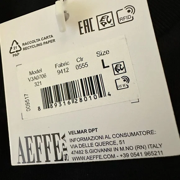 Moschino designer new black swim shirt L - Picture 4 of 7